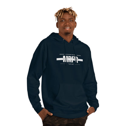 MRF'R "Work Friendly" - Political Statement Hoodie - Unisex Hooded Sweatshirt